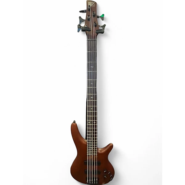 Used Ibanez SR505E Brown Electric Bass Guitar