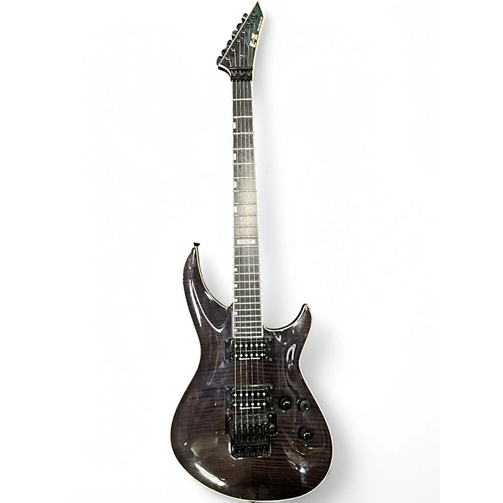 ESP Used ESP E II Horizon 3 Trans Charcoal Solid Body Electric Guitar.gc