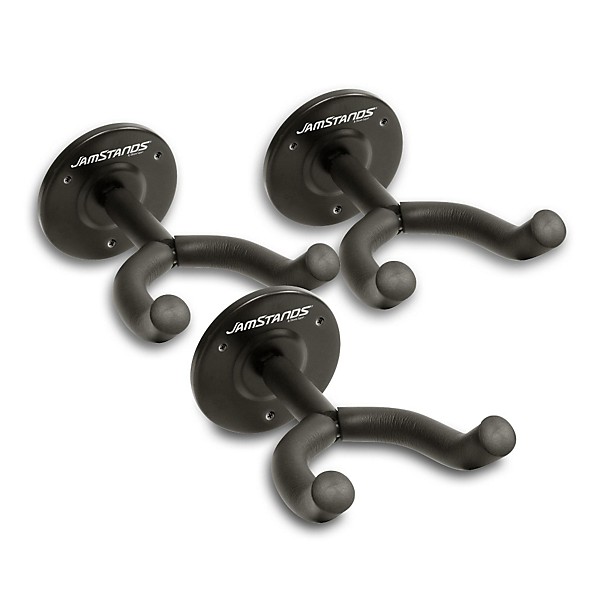 JS GHG25 Guitar Wall Hanger with Adjustable Yoke 3 Pack