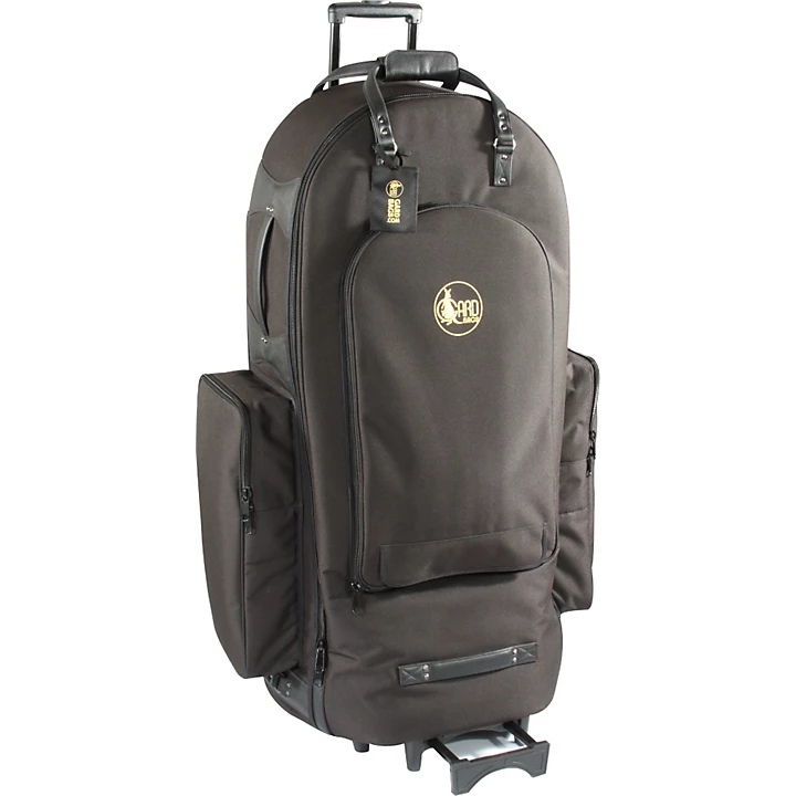 4 4 Medium Frame Tuba Wheelie Bag 63 WBFLK Black Ultra Leather