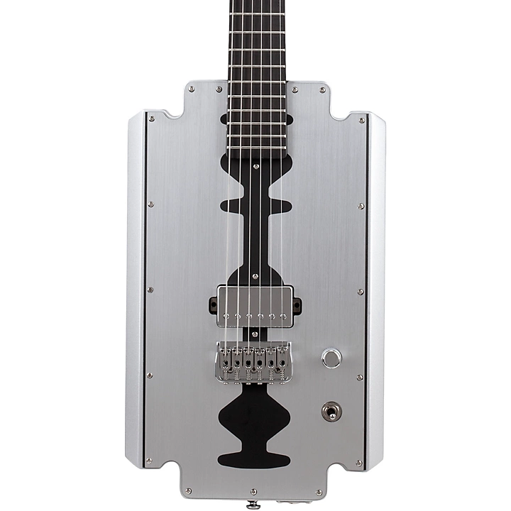 Machine Gun Kelly Razor Blade Electric Guitar Metallic Silver