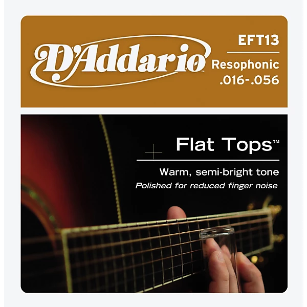 EFT13 Flat Top PB Resophonic Acoustic String Set