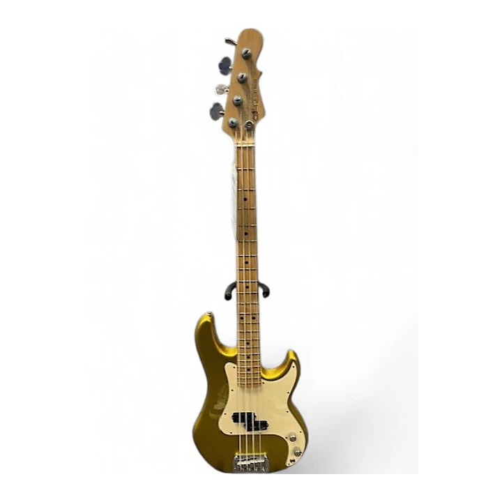 Used G&l LB 100 American Made Gold Sparkle Electric Bass Guitar