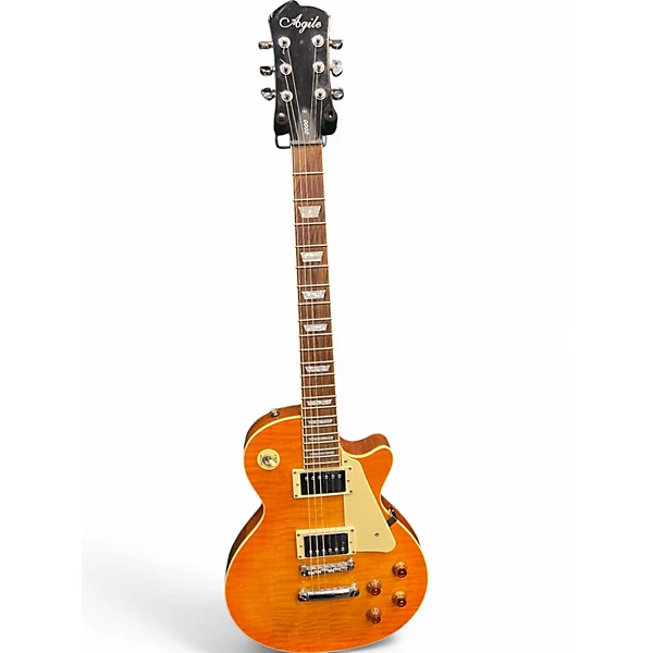 Agile Used Agile AL2000 Trans Amber Solid Body Electric Guitar.gc