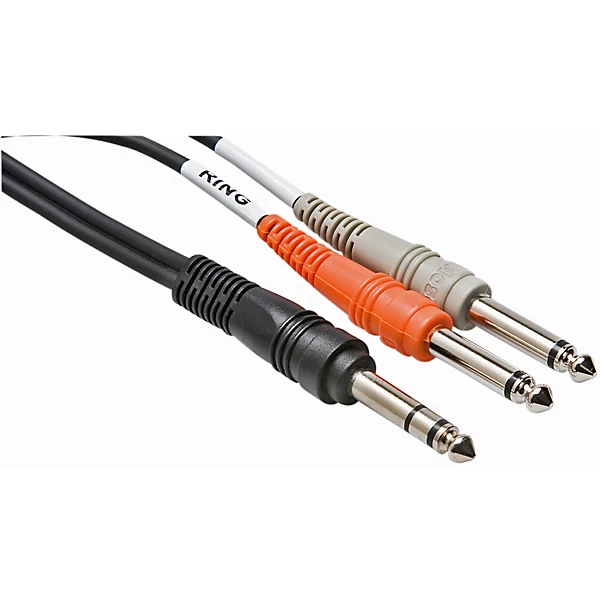 STP204 BLM 1 4 TRS Male to Dual 1 4 TS Y Cable 4 m