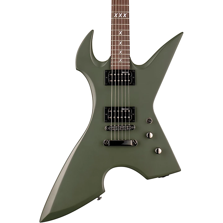 ESP Max Cavalera MAX 200 PR Electric Guitar Military Green Satin