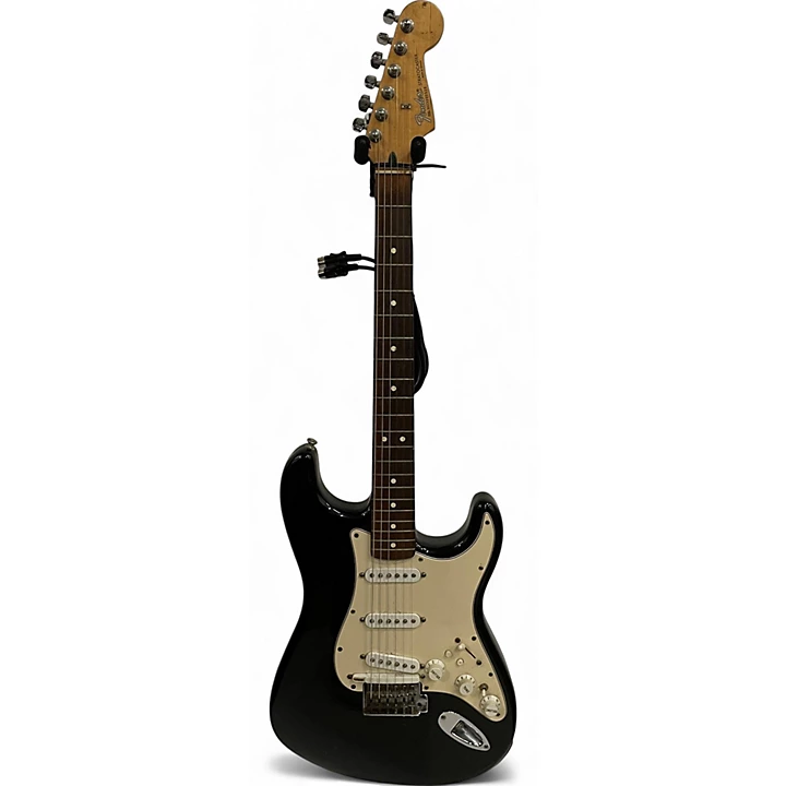 Used 2003 Fender VG Stratocaster Black Solid Body Electric Guitar