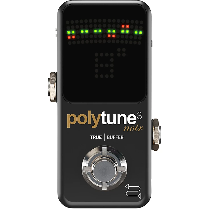 PolyTune 3 Polyphonic Mini Pedal Tuner Noir