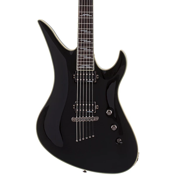 Avenger Blackjack 6 String Electric Guitar Gloss Black