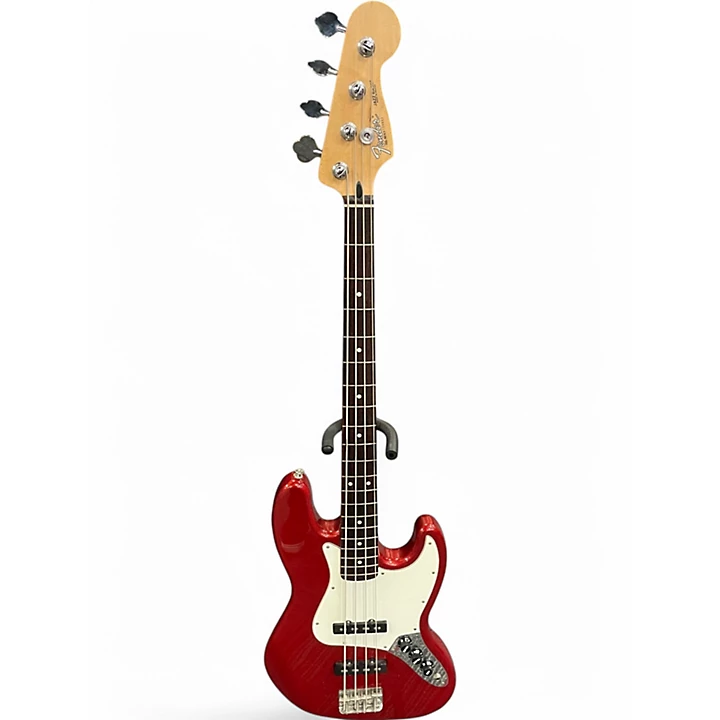 Used Fender Standard Jazz Bass Red Electric Bass Guitar