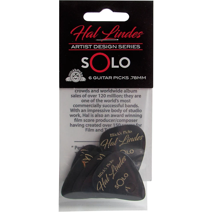 Hal Lindes sOlo Guitar Picks 78 mm