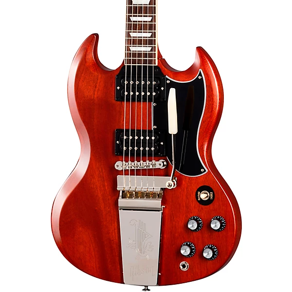 SG Standard 61 Faded Maestro Vibrola Electric Guitar Vintage Cherry