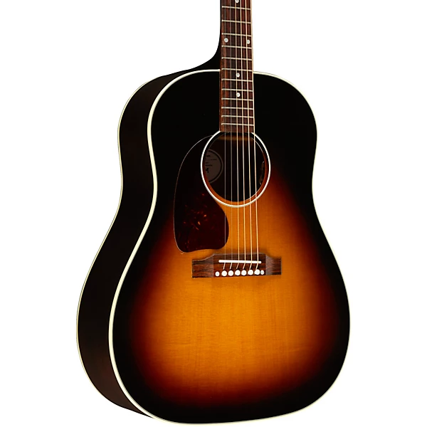 Gibson J 45 Standard Left Handed Acoustic Electric Guitar Vintage Sunburst