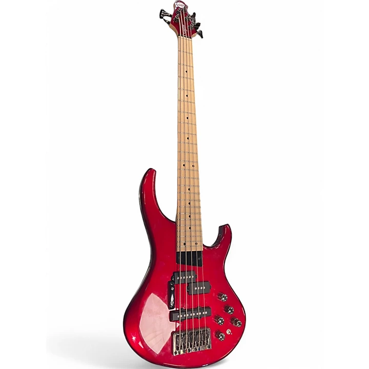 Used MTD Kingston LK 32 Red Electric Bass Guitar