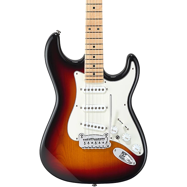 Fullerton Deluxe S 500 With Maple Fretboard Electric Guitar 3 Tone Sunburst
