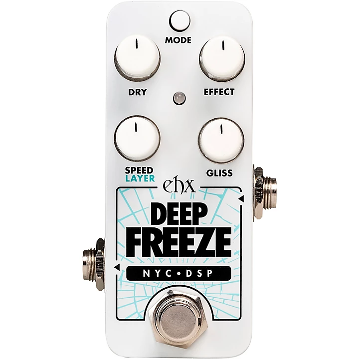 Electro Harmonix Deep Freeze Sound Retainer Effects Pedal White