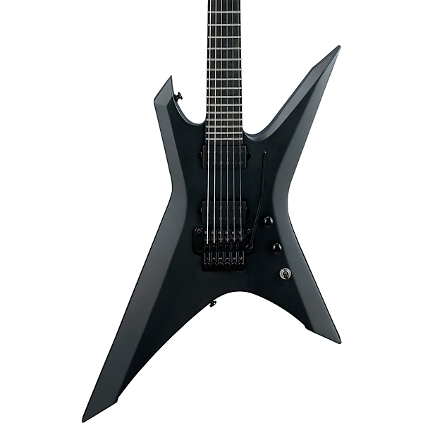Xiphos Iron Label 6str Electric Guitar Black Flat