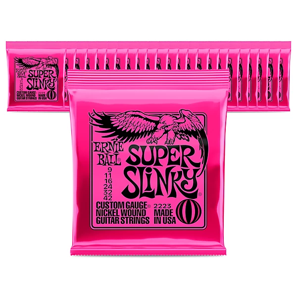 2223 Nickel Regular Slinky Electric Guitar Strings 24 Pack