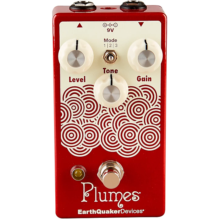 Plumes Small Signal Shredder Overdrive Effects Pedal Cherry Bomb