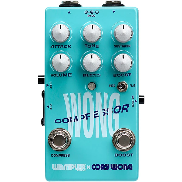 Cory Wong Compressor Effects Pedal Teal