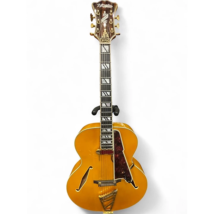 Used 2024 D'Angelico Excel Style B Archtop Amber Hollow Body Electric Guitar
