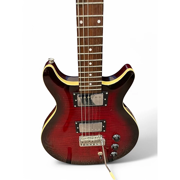 Used Hamer SATFW DCB Dark Cherry Solid Body Electric Guitar