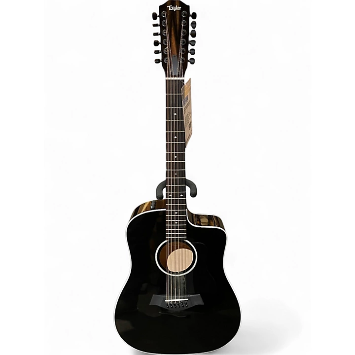 Used Taylor 250ce black 12 String Acoustic Electric Guitar
