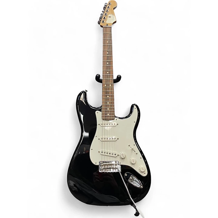 Used Fender Player Stratocaster Black Solid Body Electric Guitar