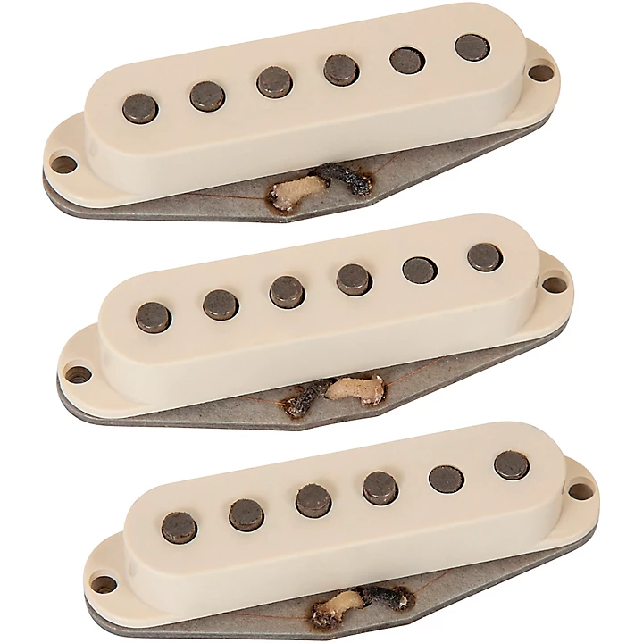 Bonamassa 64 Greenburst Strat Limited Edition Pickup Cream Set