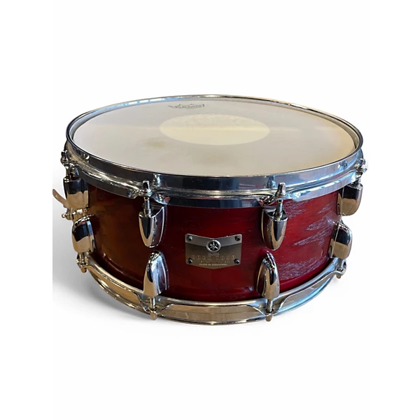 Yamaha Used Yamaha 6X14 Rock Tour Snare Maroon Drum.gc