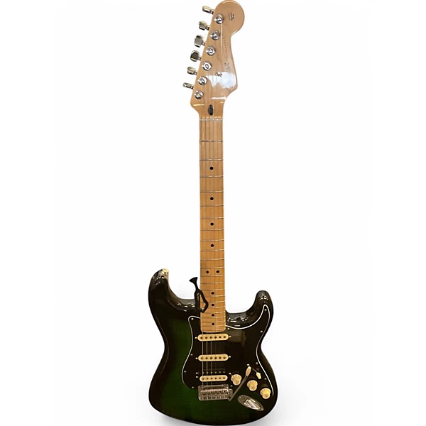 Used Fender Player Stratocaster HSS green Solid Body Electric Guitar
