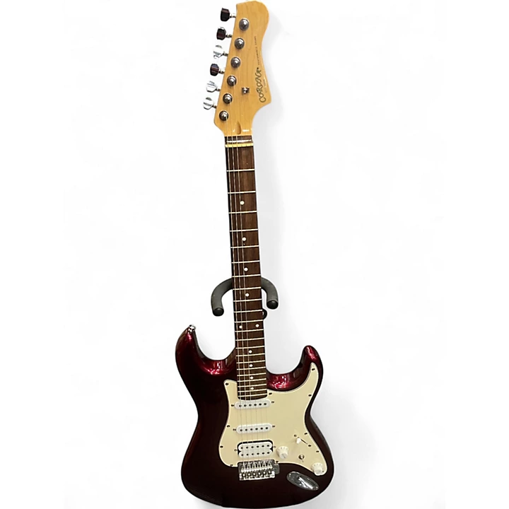 Used 2009 Corona CST 220 Chrome Red Solid Body Electric Guitar