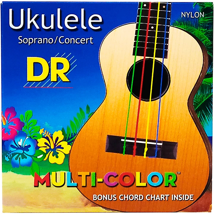 Ukulele Multi Color Soprano Concert Strings