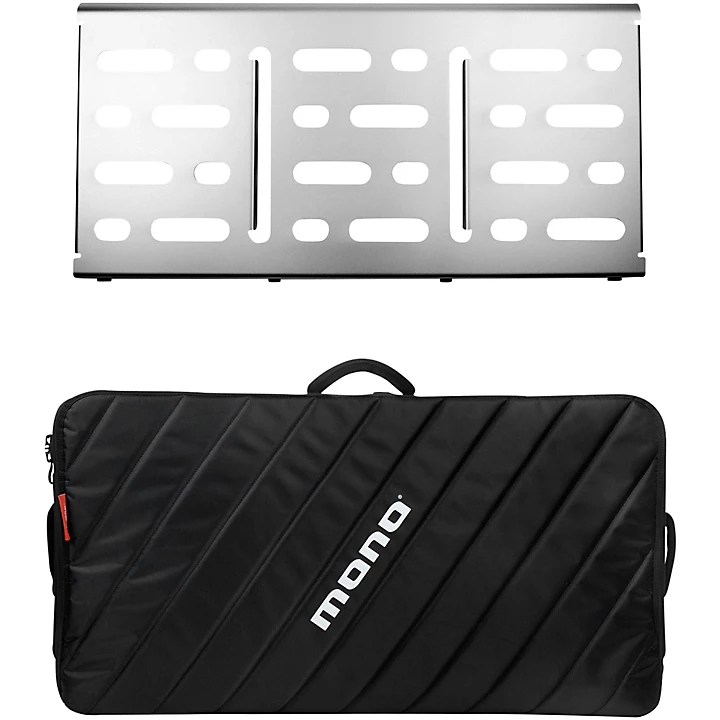 MONO PEDALBOARD LARGE SILVER PRO 20 ACCESSORY CASE
