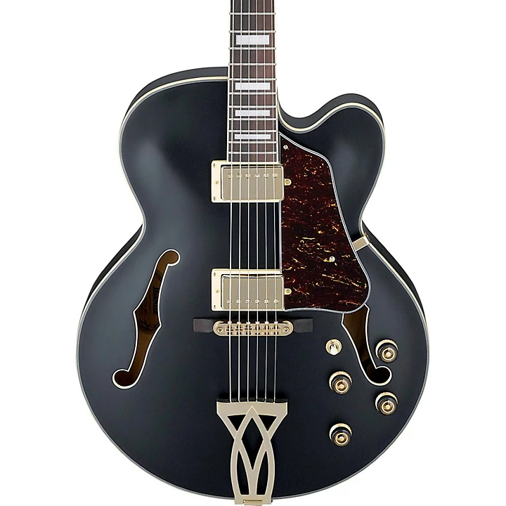 Ibanez Artcore AF75G Hollowbody Electric Guitar Flat Black