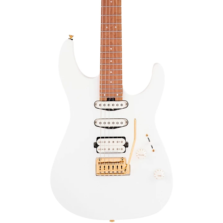 Charvel Pro Mod DK24 HSS 2PT CM Electric Guitar Snow White