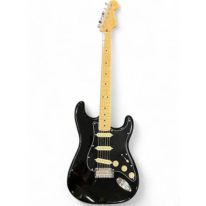 Used Fender Player Stratocaster Black Solid Body Electric Guitar