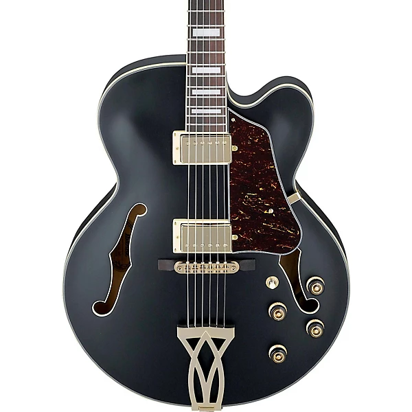 Ibanez Artcore AF75G Hollowbody Electric Guitar Flat Black