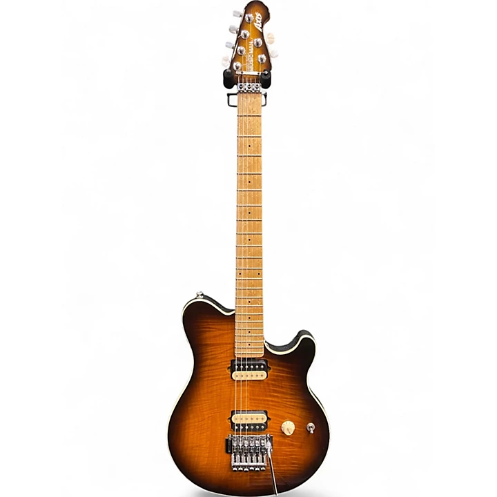 Used Ernie Ball Music Man Axis Tobacco Sunburst Solid Body Electric Guitar