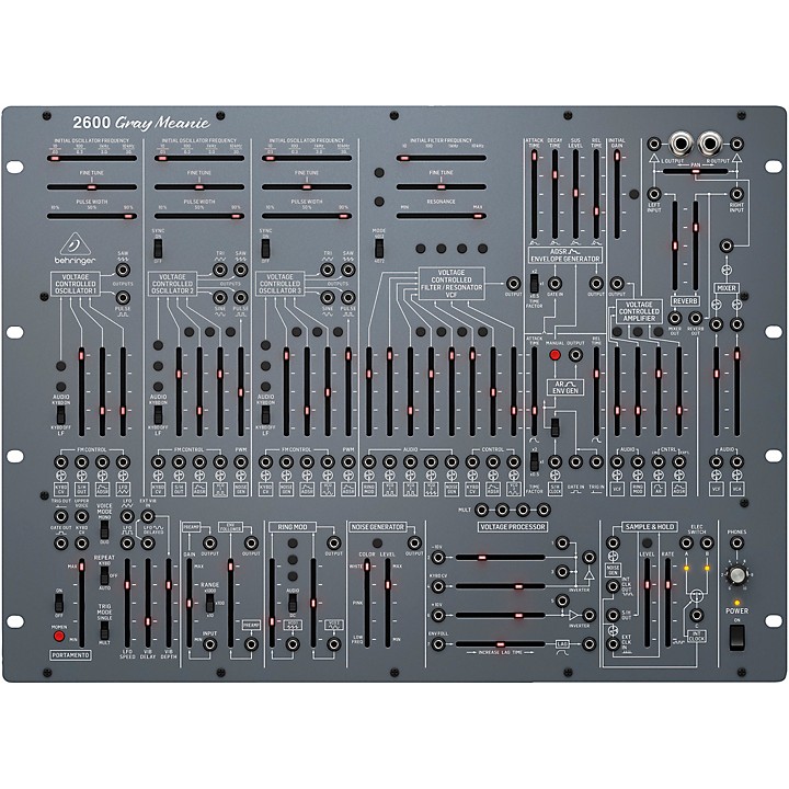2600 Gray Meanie Limited Edition Analog Semi modular Synthesizer
