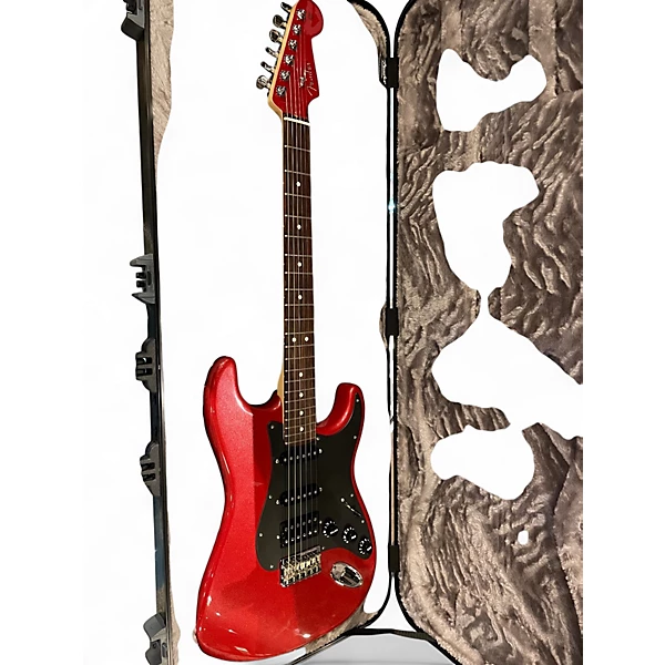Used Fender Deluxe Mod Stratocaster MYSTIC RED Solid Body Electric Guitar