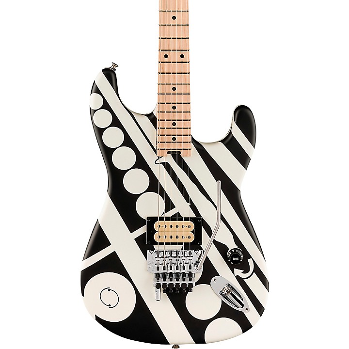 Striped Series Crop Circles Electric Guitar Satin Crop Circles