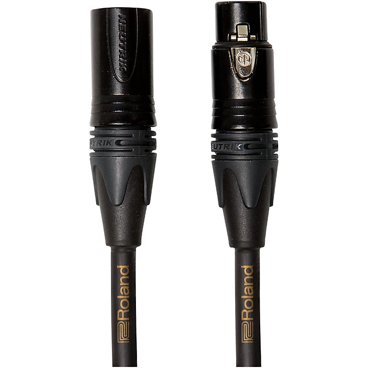 Gold Series XLR Microphone Cable 3 ft Black