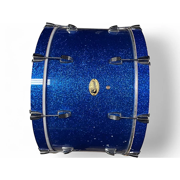 Ludwig Used Ludwig 4 Piece Centennial BLUE SPARKLE Drum Kit