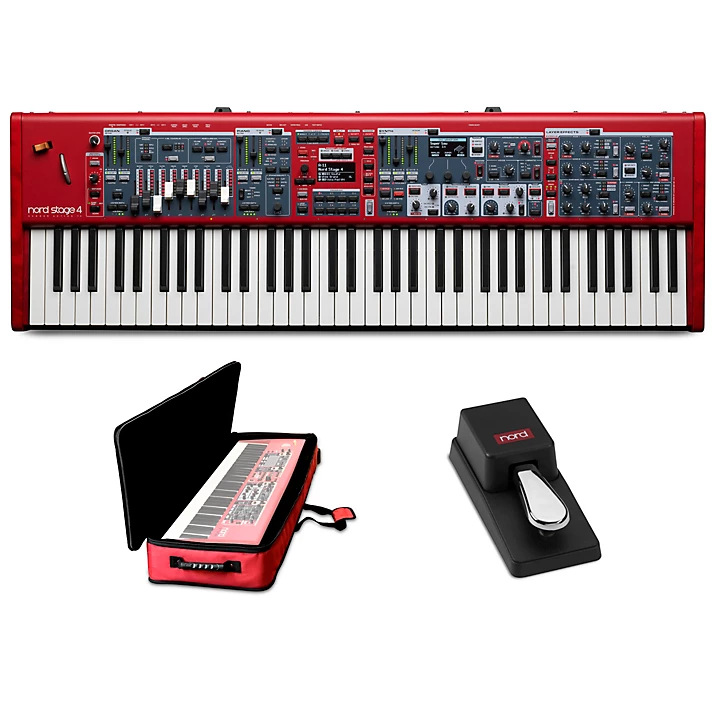 Stage 4 73 Key Keyboard With Nord Soft Case and Single Pedal
