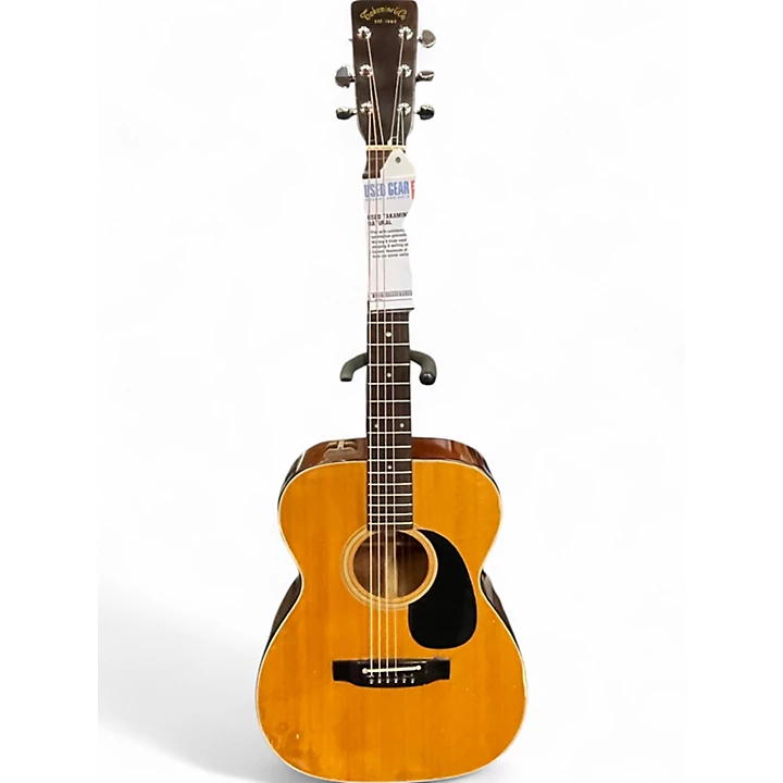 Used Takamine ef307 Natural Acoustic Electric Guitar