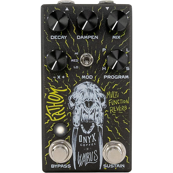 Fathom Multi Function Reverb Effects Pedal Onyx Edition Black