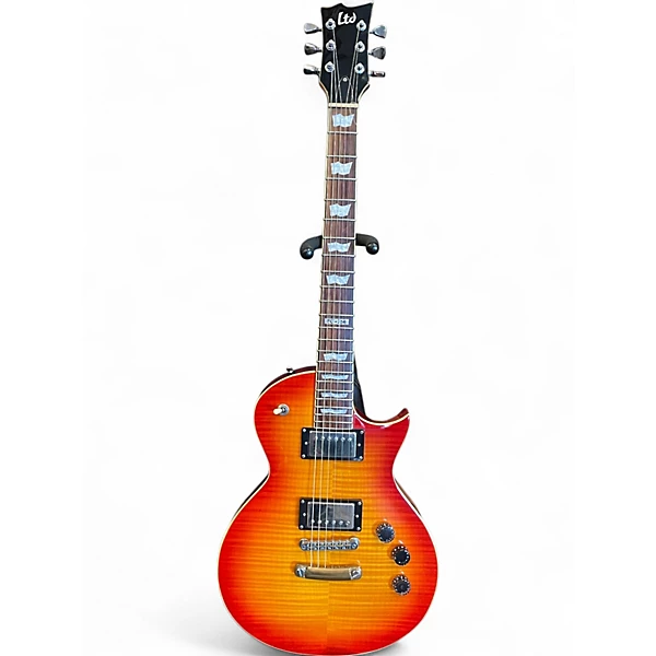 Used 2015 Ltd EC 256 2 Color Sunburst Solid Body Electric Guitar