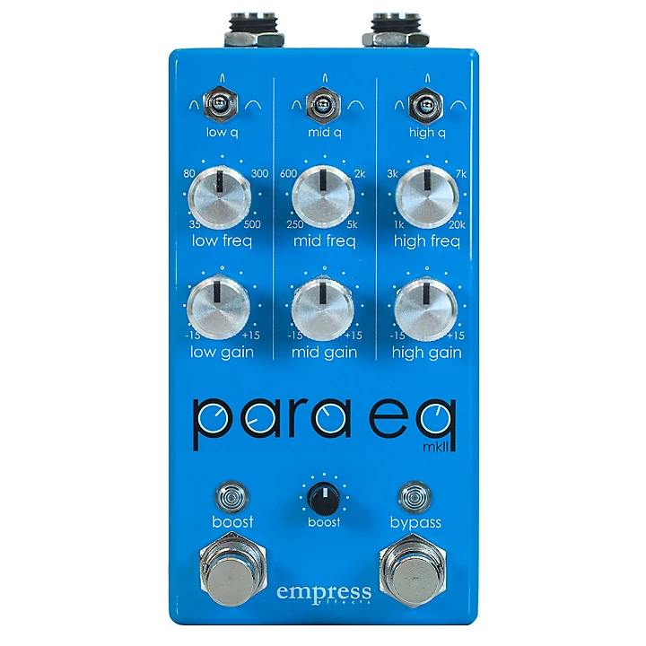 Empress Effects ParaEq MKII Effects Pedal Blue