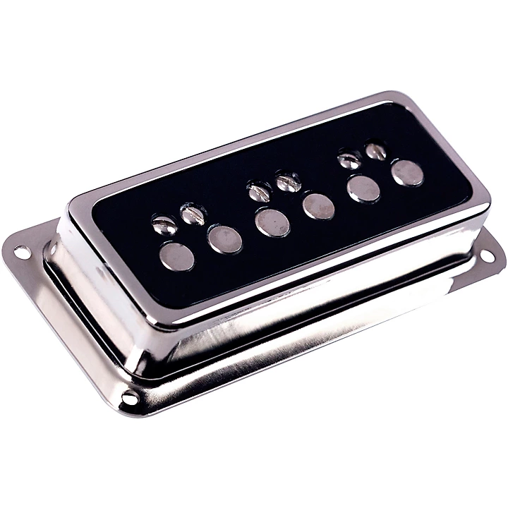 Dynasonic Single Coil Electric Guitar Pickup Nickel Black Bridge